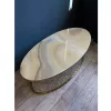 Журнальный столик из оникса