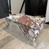 Журнальный столик из мрамора Calacatta Viola